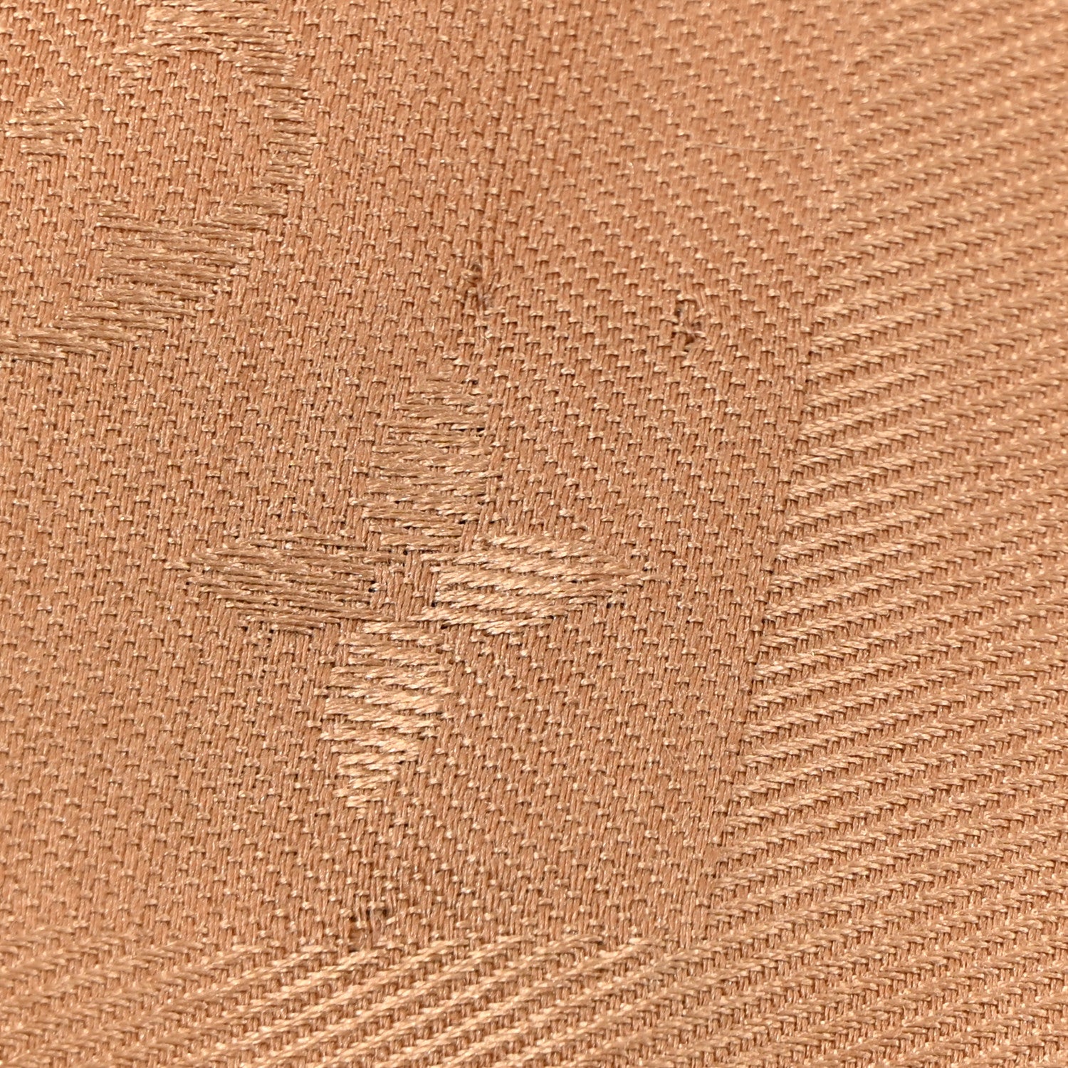 Louis Vuitton LOUIS VUITTON Silk Wool Monogram Shawl Caramel 7 of 9