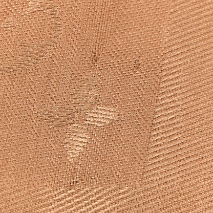 Louis Vuitton LOUIS VUITTON Silk Wool Monogram Shawl Caramel 7 of 9