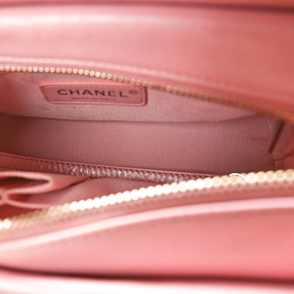 Chanel Tweed Calfskin Small Gabrielle Hobo Light Pink 5 of 9