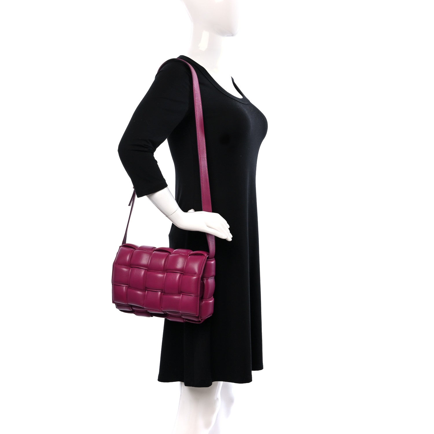 Bottega Veneta Nappa Maxi Intreccio Padded Cassette Crossbody Bag Cinnabar 2 of 9
