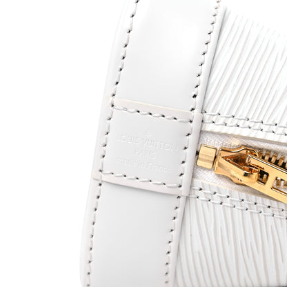 Louis Vuitton Epi Love Lock Alma BB White 6 of 9