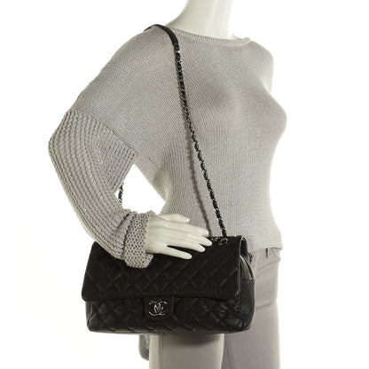 Chanel Caviar Quilted Jumbo Easy Flap Black 2 of 8