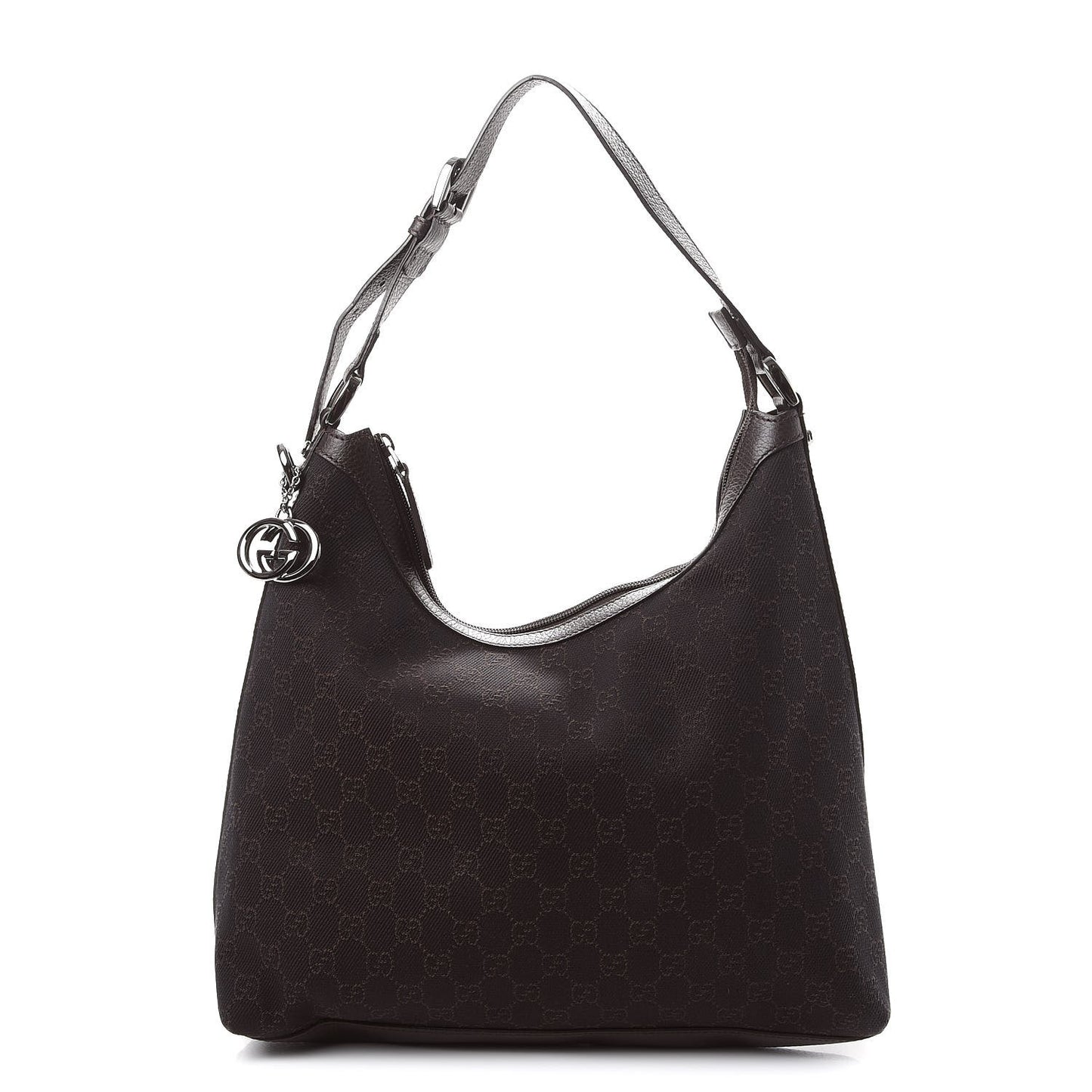 Monogram Hobo Dark Brown
