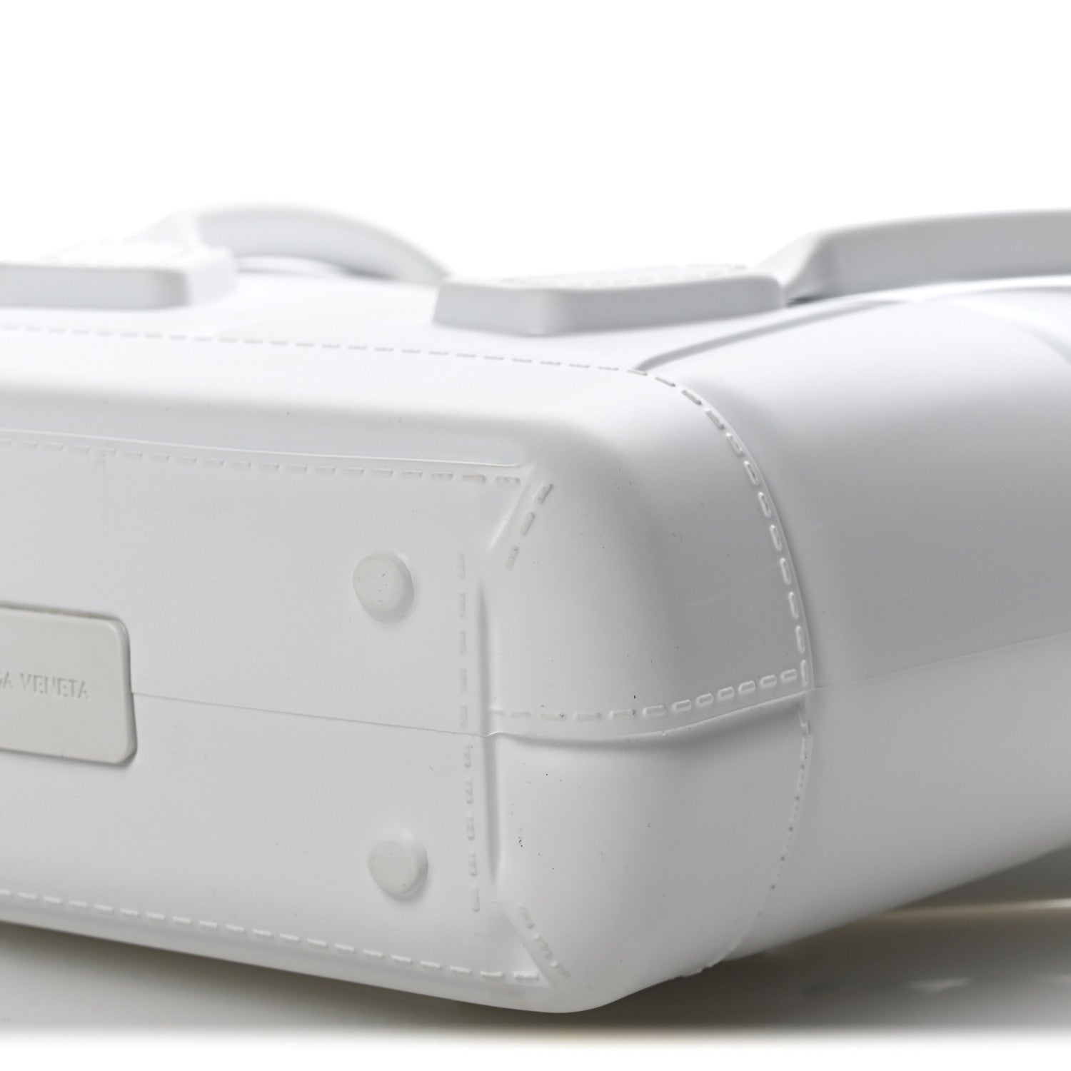 Bottega Veneta Rubber Maxi Intrecciato Mini Arco White 8 of 9