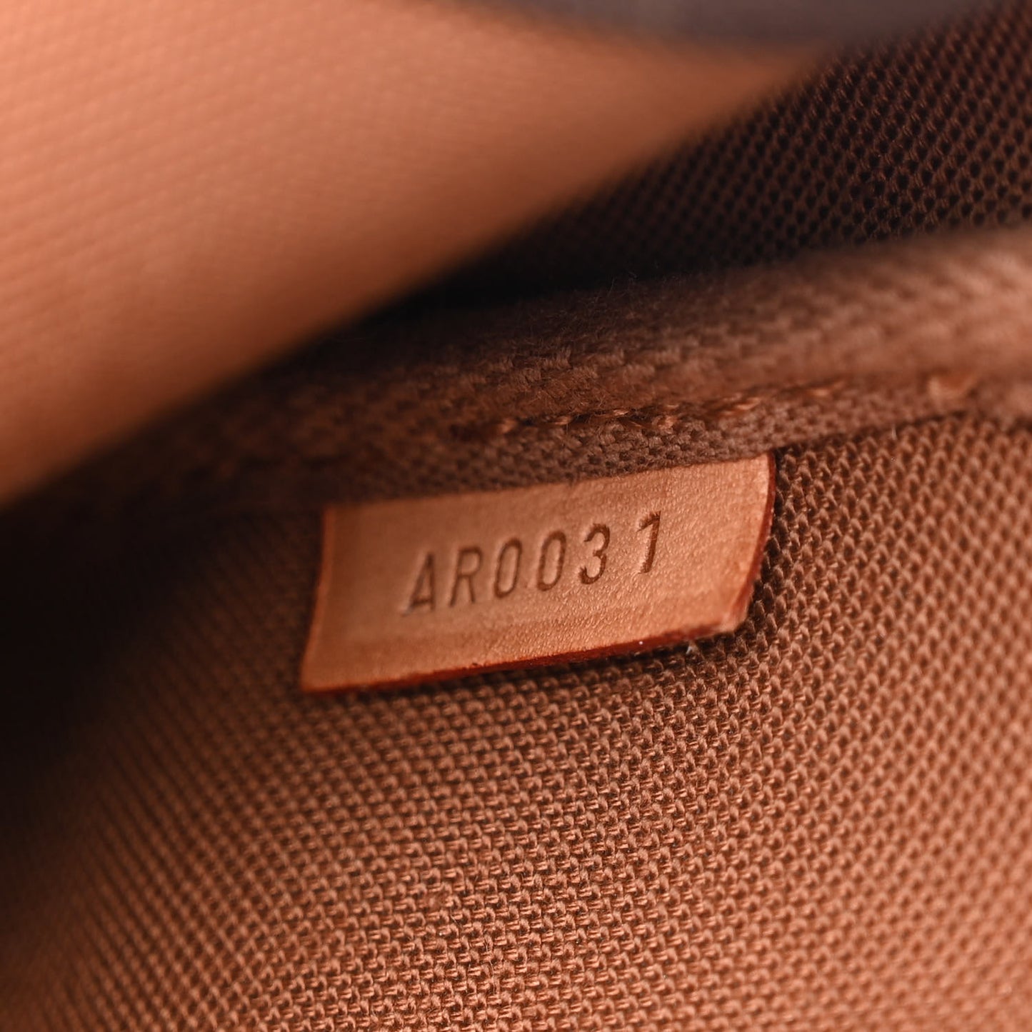 Monogram Graffiti Pochette Accessories Peach