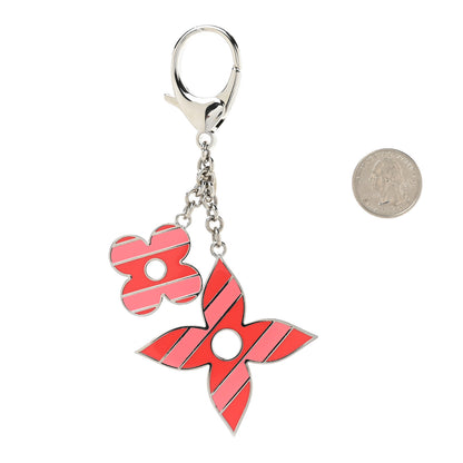 Louis Vuitton Sweet Stripes Flower Bag Charm 2 of 4