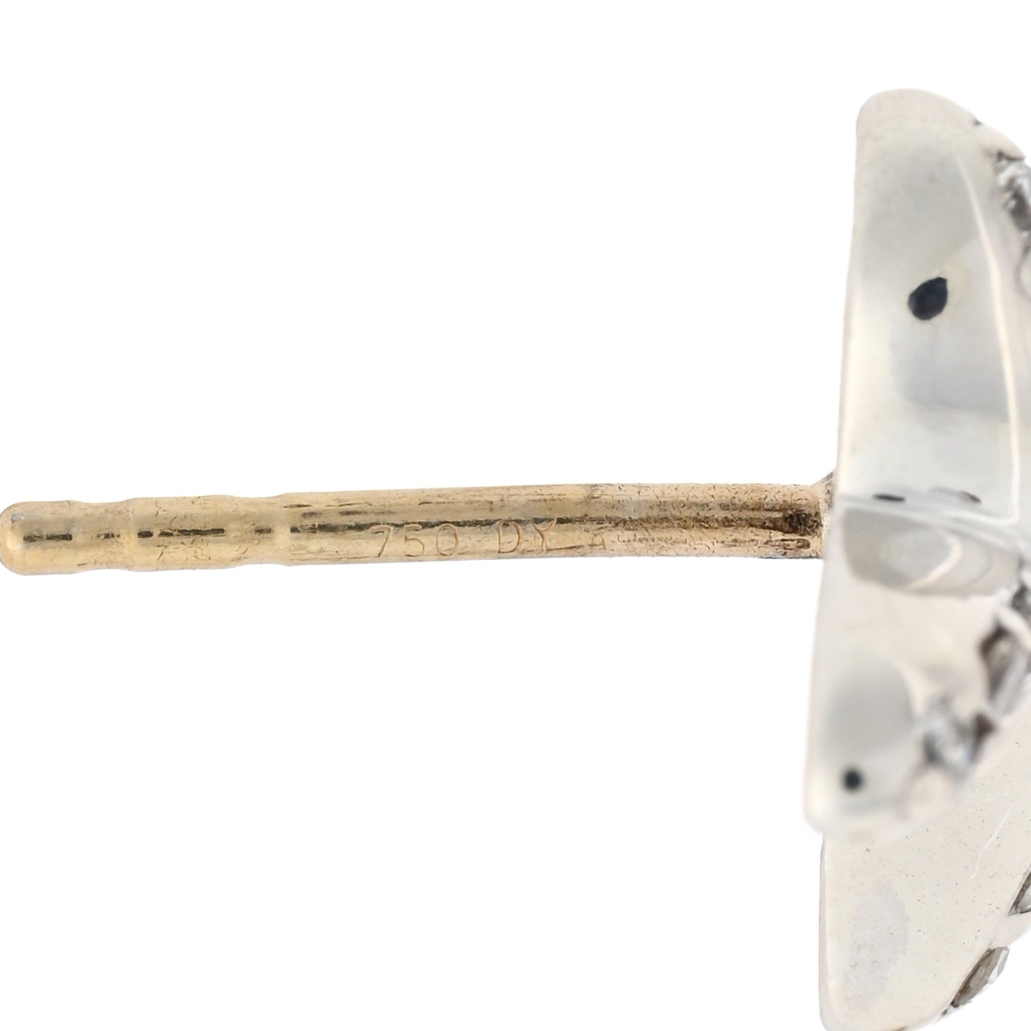 Sterling Silver Diamond X Stud Earrings