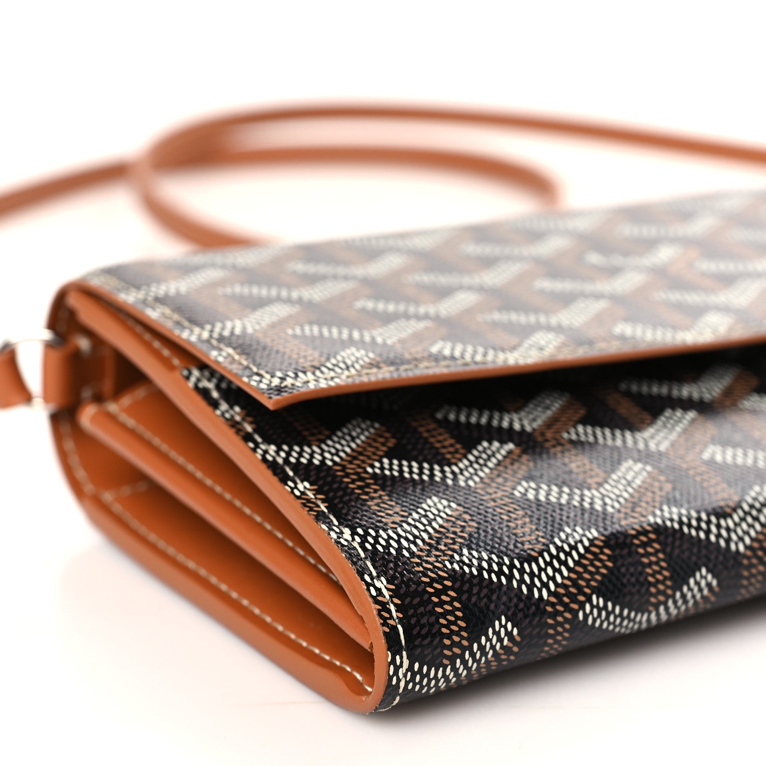 Goyard Goyardine Varenne Continental Wallet Black Gold 7 of 8