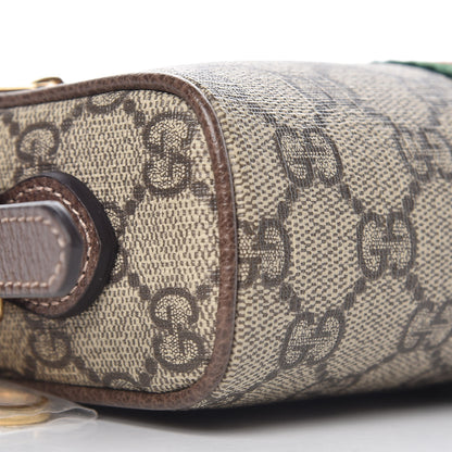 Gucci GG Supreme Monogram Web Mini Ophidia Shoulder Bag Brown 8 of 10