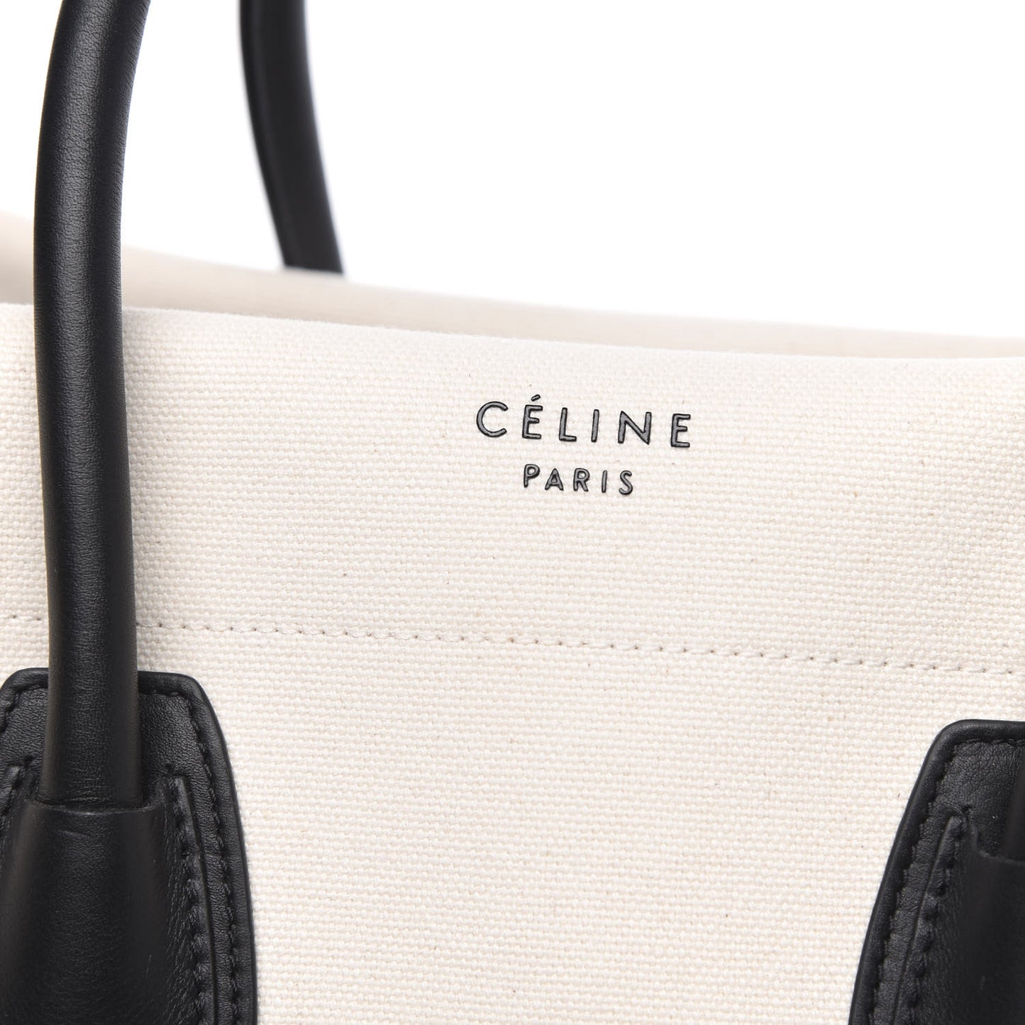 Cotton Canvas Medium Phantom Luggage White