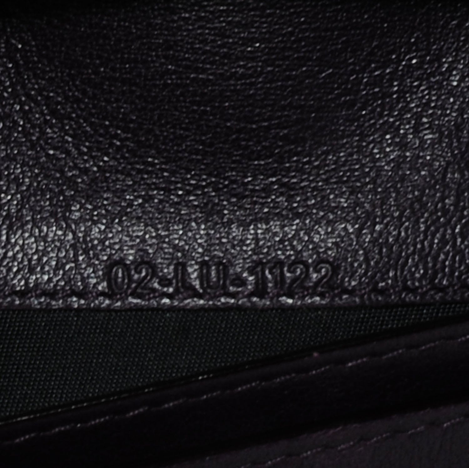 Christian Dior Bullcalf Diorissimo Wallet Orange Purple 8 of 8