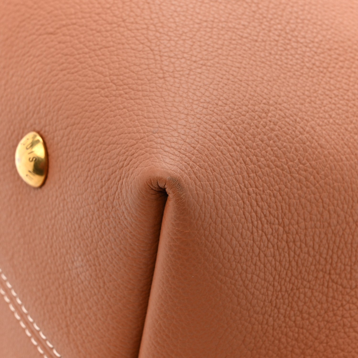 Louis Vuitton Grained Calfskin Low Key Hobo MM Cognac 14 of 14