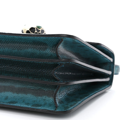Bulgari Shiny Karung Serpenti Forever Top Handle Emerald Green 11 of 11