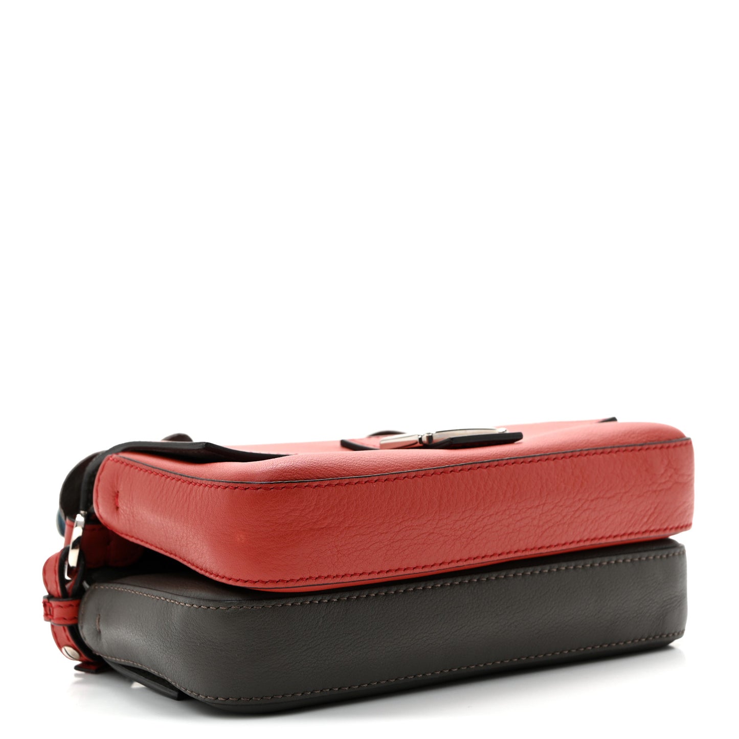 Vitello Dolce Flowerland Bi-Color Studded Micro Double Baguette Bloody Mary Carbone