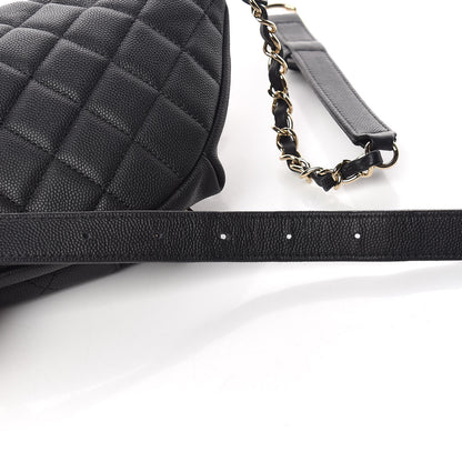 Chanel Caviar Quilted Business Affinity Waist Belt Bag Black 10 of 10