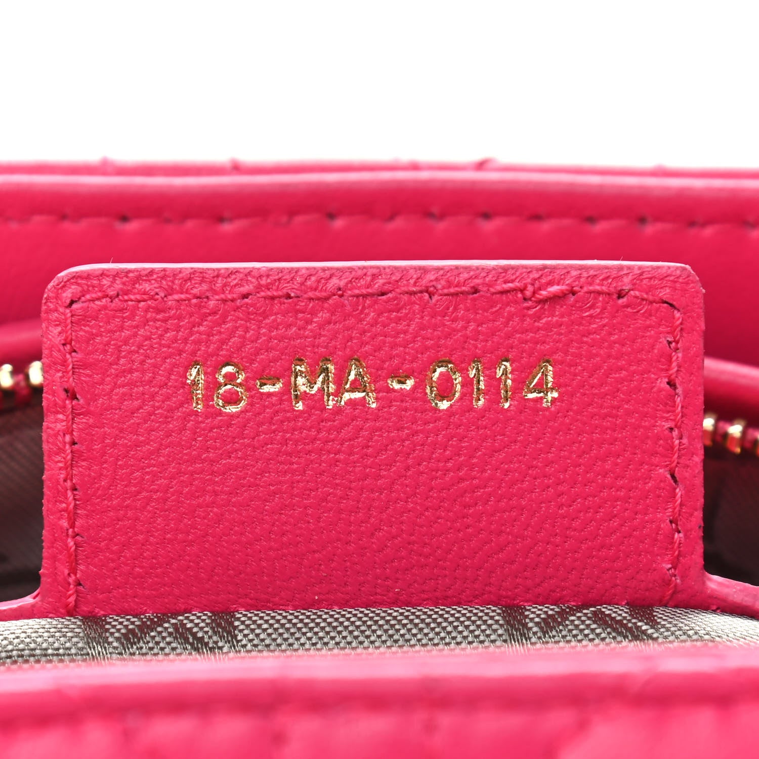 Christian Dior Lambskin Cannage Medium Lady Dior Pink 8 of 8