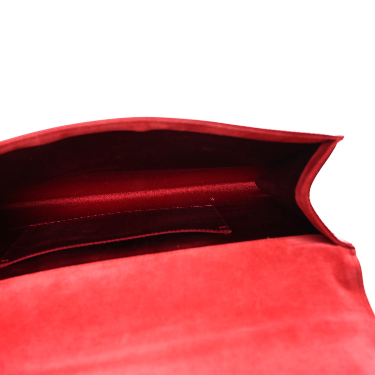 Patent Monogram Large Belle De Jour Clutch Red