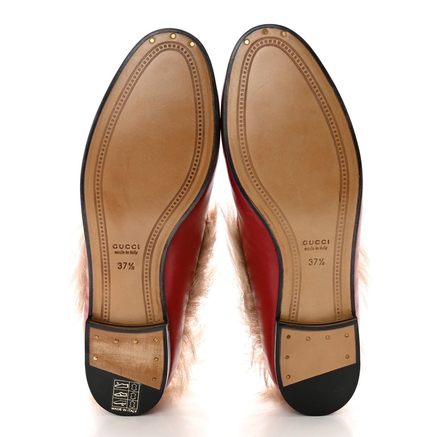 Malaga Kid Fur Womens Jordaan Loafers 37.5 Hibiscus Red Natural