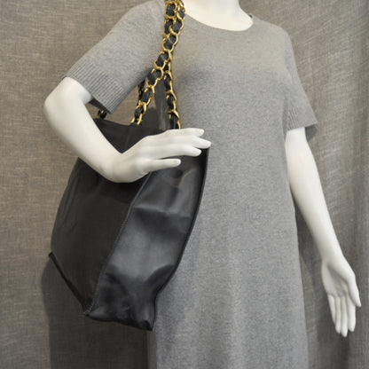 Chanel Lambskin Jumbo Shoulder Bag Black 2 of 9