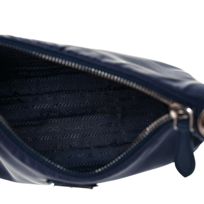 Prada Nylon Re-Edition 2005 Shoulder Bag Blue 5 of 13