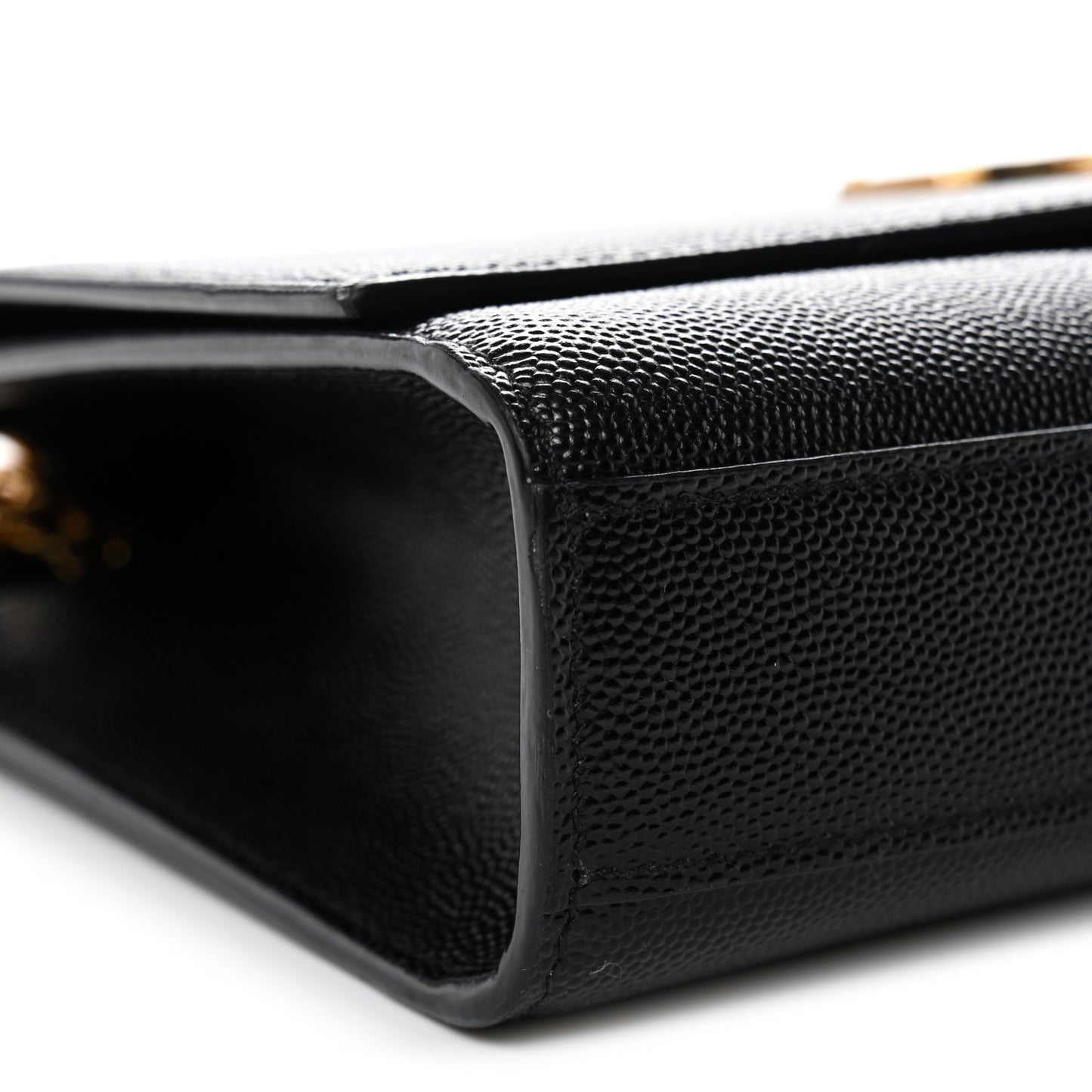 Grain De Poudre Medium Classic Monogram Kate Satchel Black