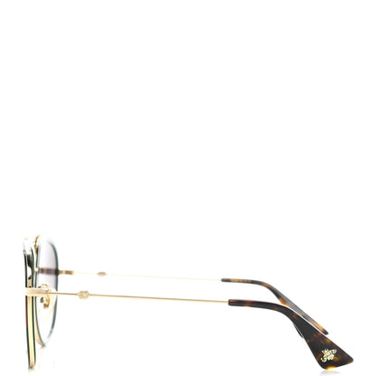 Gucci Web Aviator Sunglasses GG0062S Green Red 3 of 8