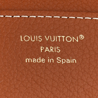 Louis Vuitton Grained Calfskin Low Key Compact Wallet Cognac 6 of 6