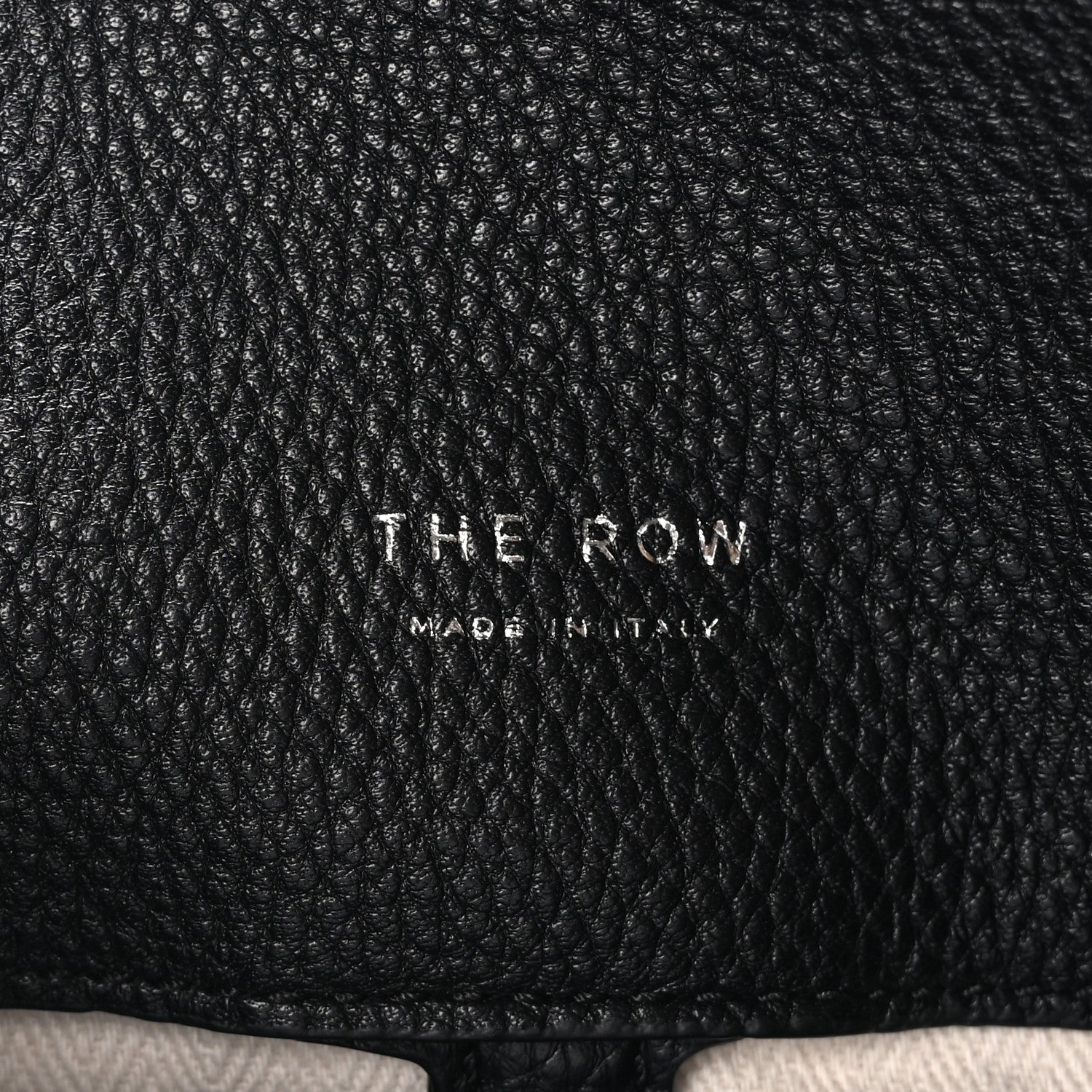 The Row Matte Grained Calfskin Soft Margaux 15 Black 6 of 11