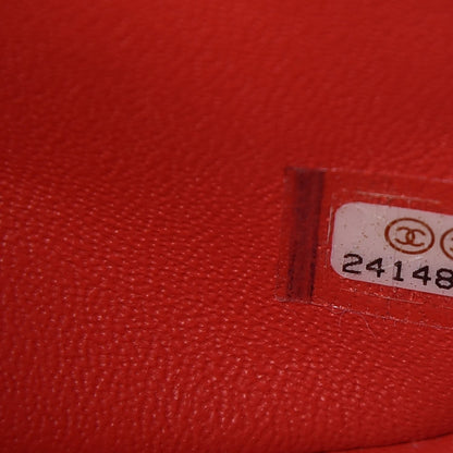 Chanel Caviar Chevron Quilted Mini Rectangular Flap Red 7 of 12