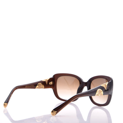 Louis Vuitton Iris PM Sunglasses Z0681W Brown Speckling 4 of 7