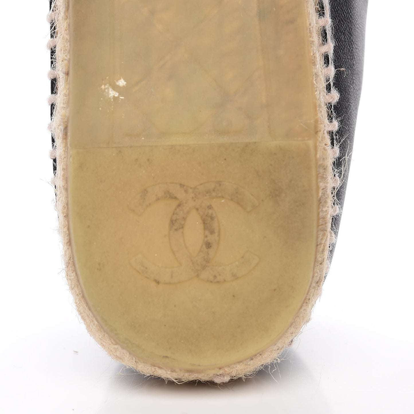 Lambskin CC Espadrilles 36 Black