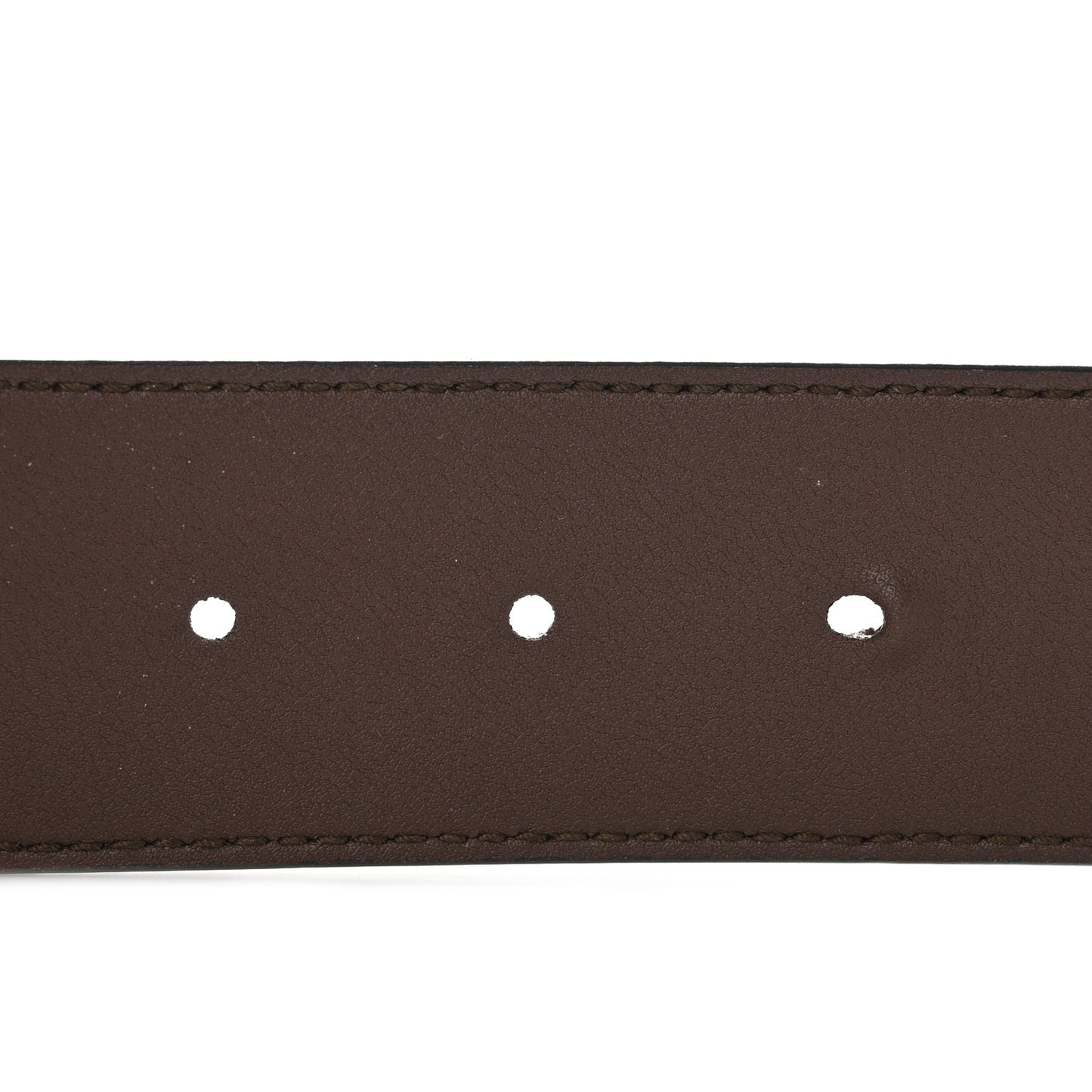 GG Supreme Monogram Matte Plutone Calfskin Double G 40mm Belt 85 34 Beige Ebony New Acero