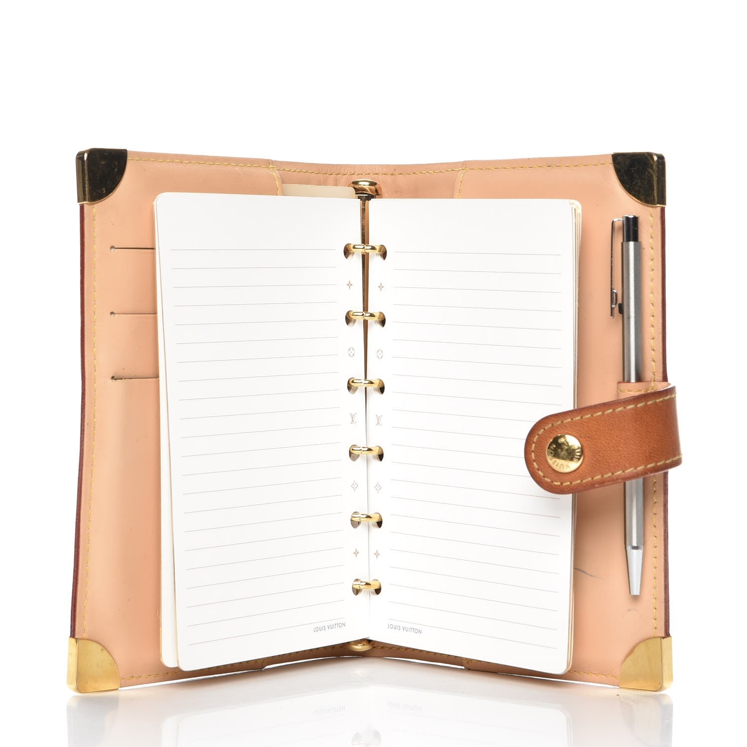 Louis Vuitton Monogram Multicolor Small Ring Agenda Cover White 6 of 10