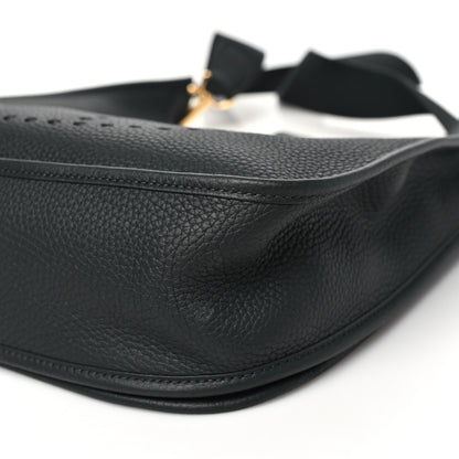 Hermes Taurillon Clemence Evelyne III GM Black 10 of 11