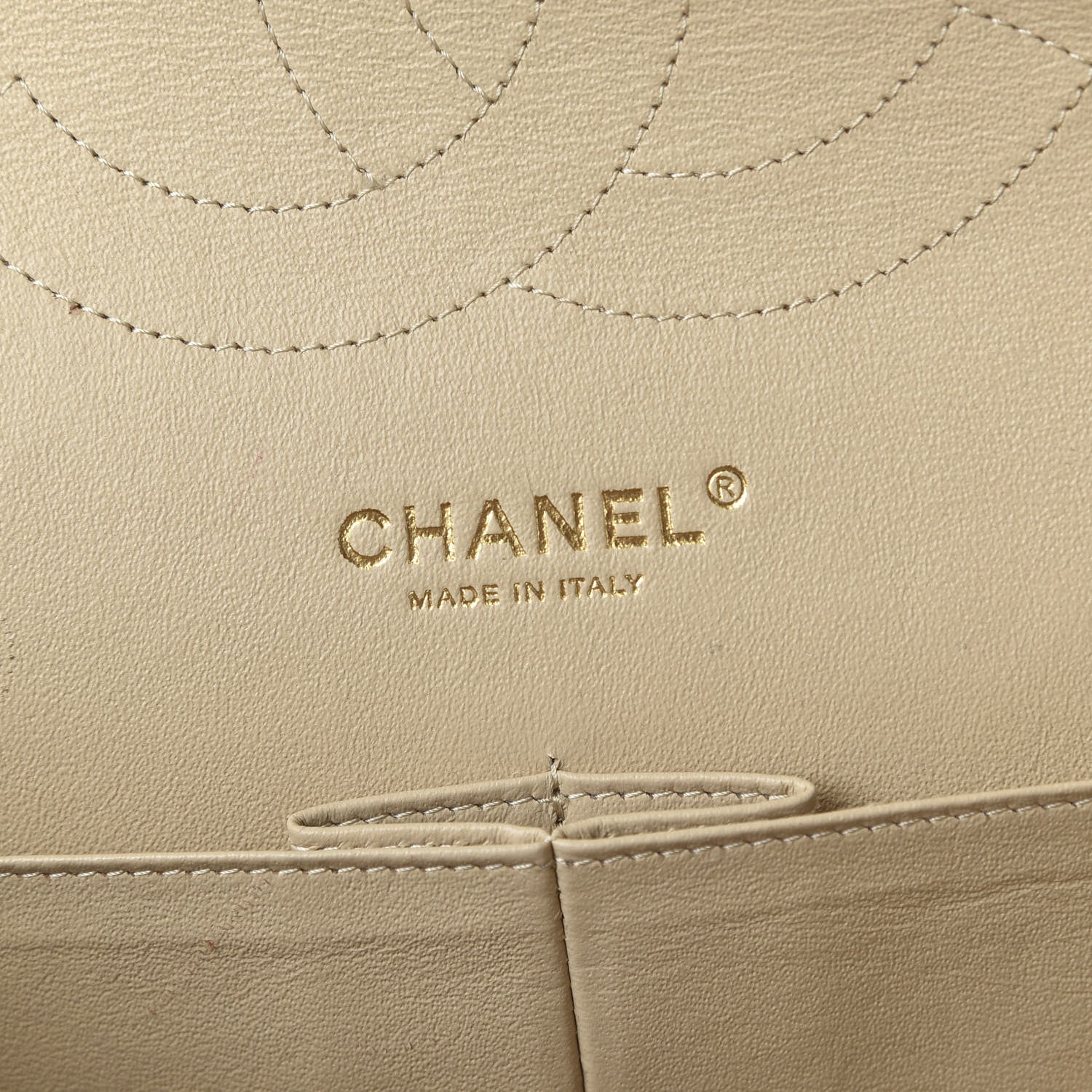 Chanel Lambskin Quilted Jumbo Double Flap Beige Clair 9 of 13