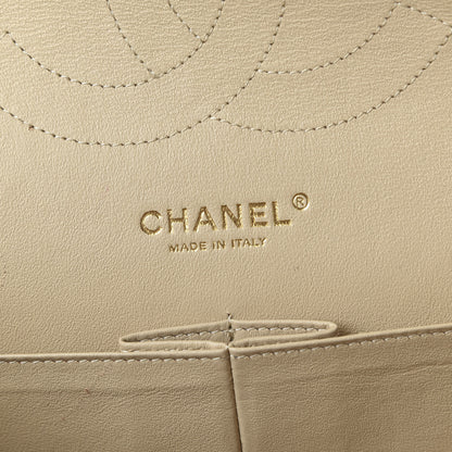 Chanel Lambskin Quilted Jumbo Double Flap Beige Clair 9 of 13