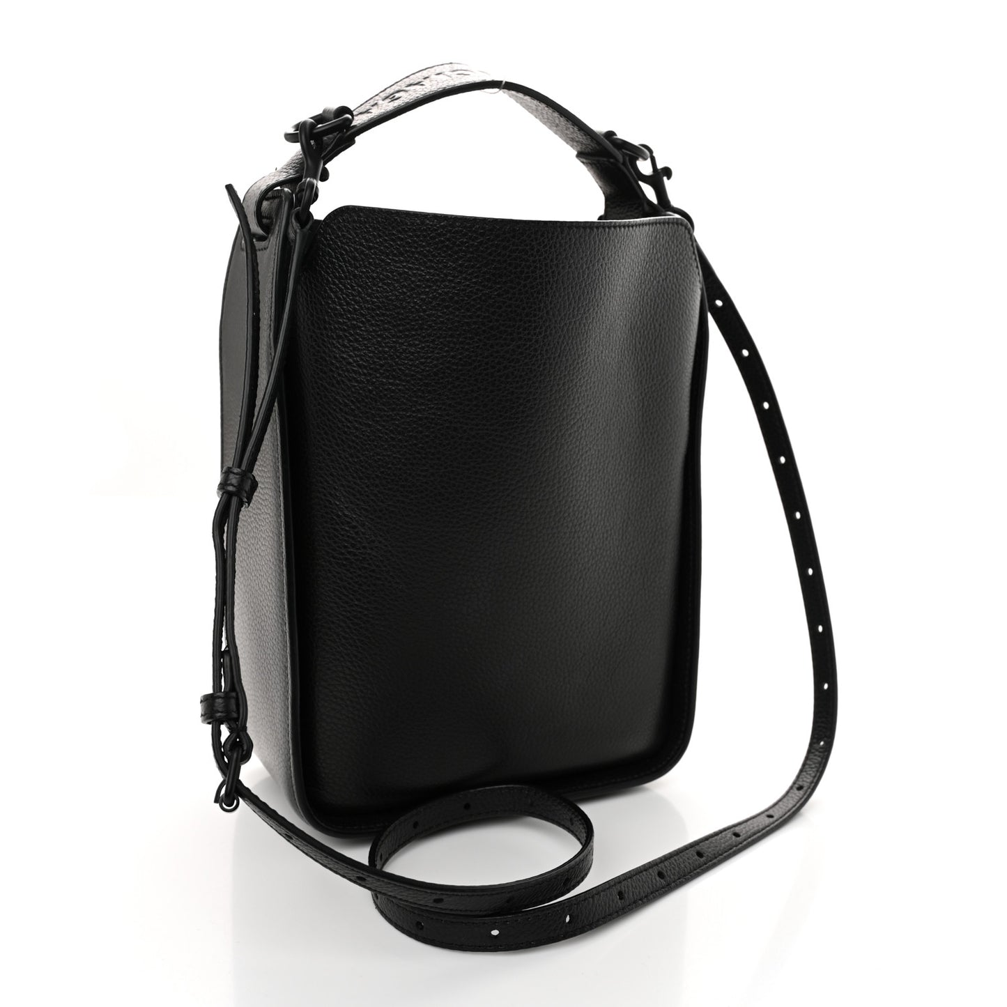 Calfskin Logo XS Tool 2.0 North-South Tote Black