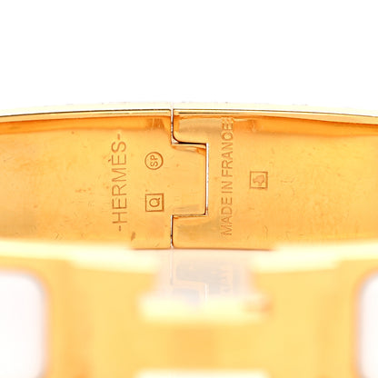 Hermes Enamel Narrow Clic Clac H Bracelet GM White 4 of 6
