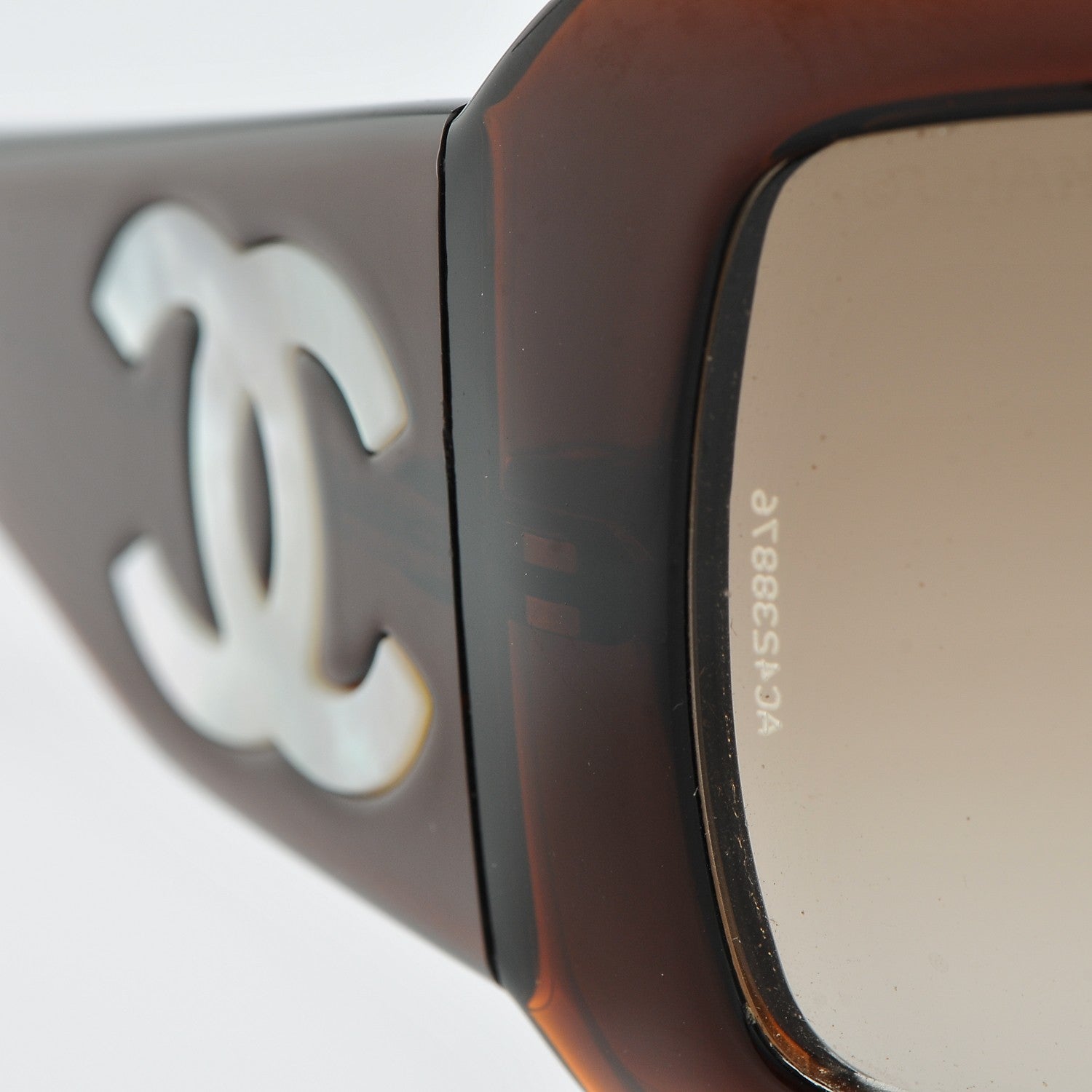 Chanel Mother of Pearl CC Sunglasses 5076-H Brown 7 of 7
