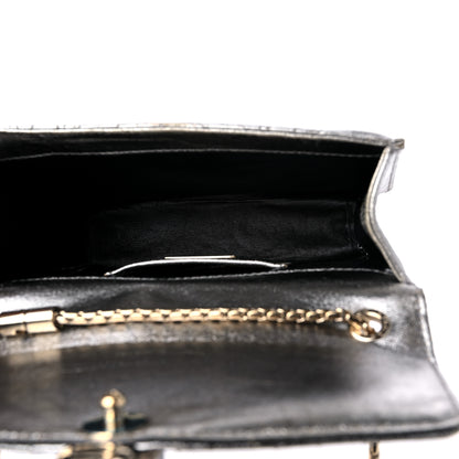 Bulgari Metallic Calfskin Quilted Serpenti Forever Shoulder Bag Silver 6 of 15