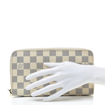 Louis Vuitton Damier Azur Zippy Organizer Wallet 2 of 9