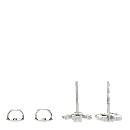 Tiffany Platinum Diamond Floret Stud Earrings 3 of 4