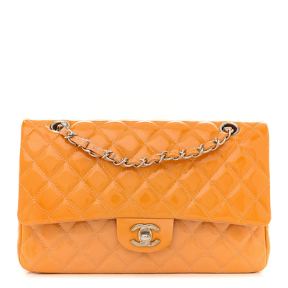 Chanel Patent Quilted Medium Double Flap Light Pink 1 of 12