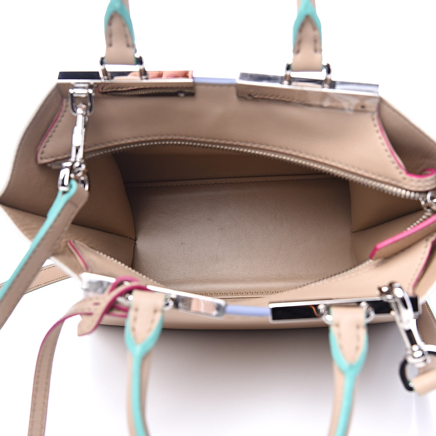 Fendi Vitello Dolce Mini 3Jours Tote Plaster 5 of 11