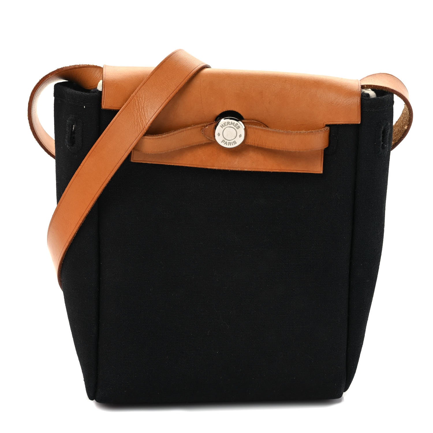 Hermes Toile Vache Calfskin Herbag TPM Natural 1 of 9