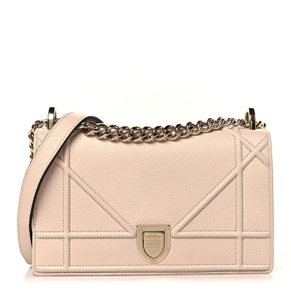 Christian Dior Grained Calfskin Small Diorama Flap Bag Pink 1 of 11