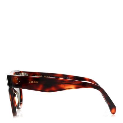 Celine Acetate Studded Mineral Round Sunglasses CL40031N Tortoise 3 of 8
