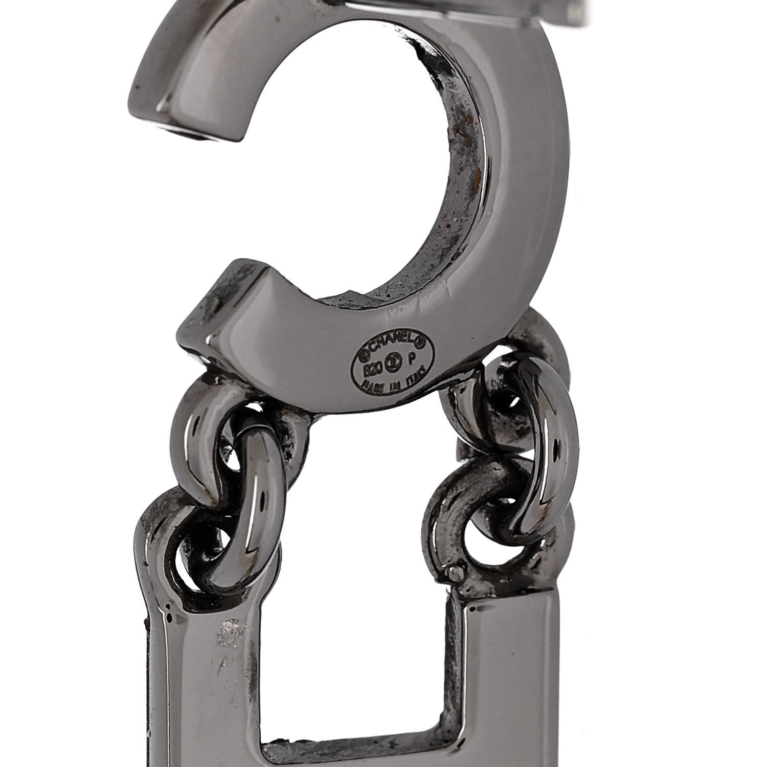 Chanel Crystal Pearl Bright Young Things Earrings Gold Ruthenium 4 of 4