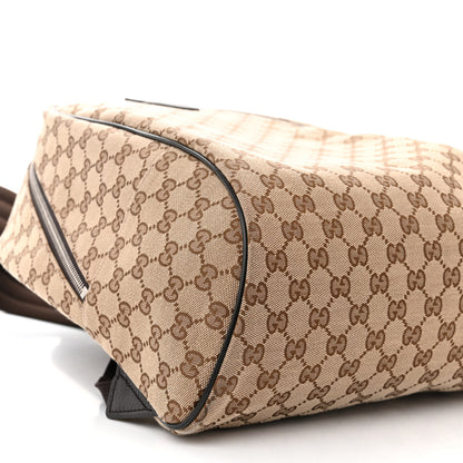 Gucci Monogram Travel Backpack Dark Brown 9 of 11