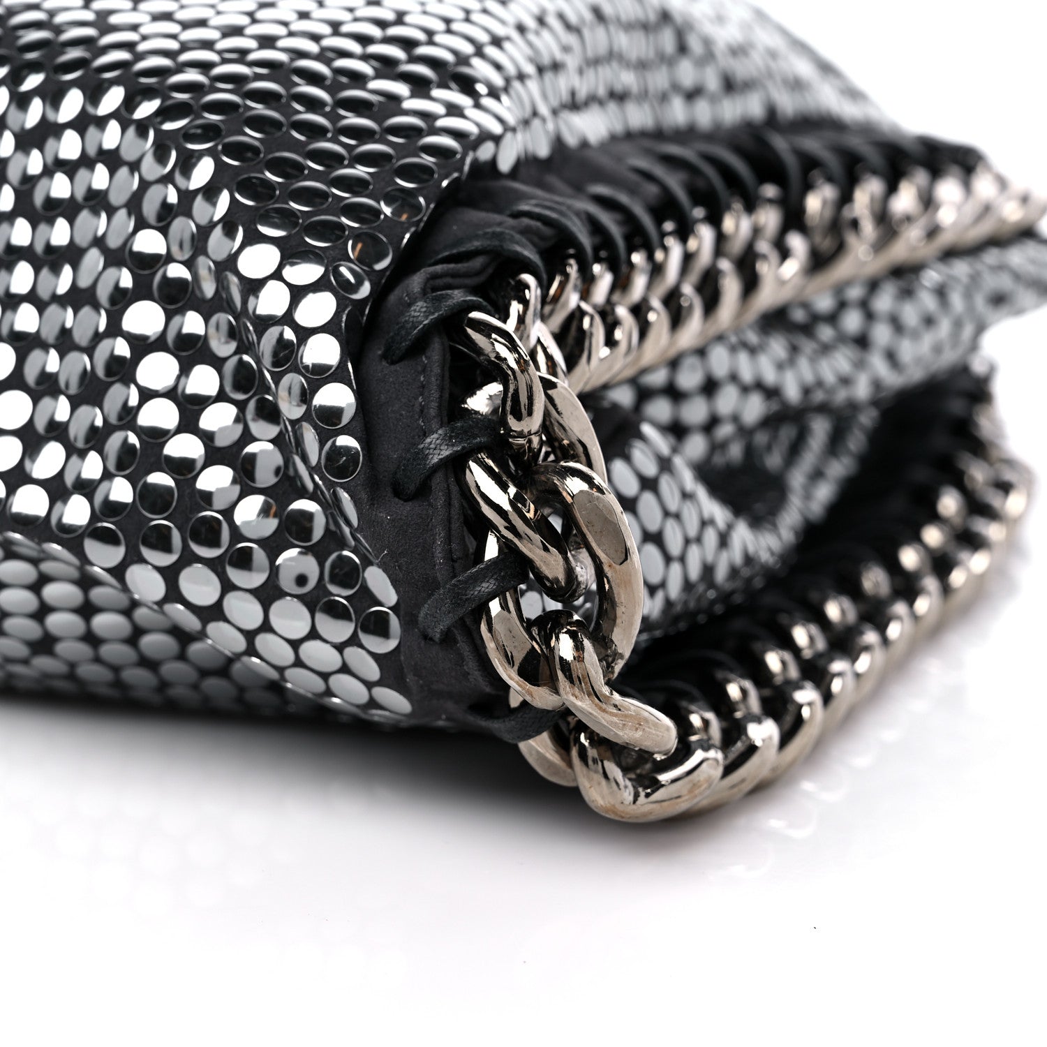 Stella McCartney Studded Eco Suede Falabella Tote Black 8 of 10